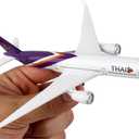 Daron Toy Airplane Thai Airways Single Plane Die-Cast Metal Model Airplane Toy with Plastic Parts & Authentic Livery for Kids Ages 3+