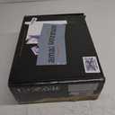 Shower Faucet Set with Tub Spout, Ceiling Mount Shower System with 10 Inch Rain Showerhead and Tub Spout, High-Pressure Showerhead Combo Set Included Valve and Trim, Matte Black