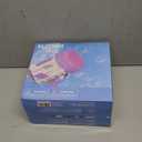 Sloosh Bubble Machine Gun W/Solution for Kids Ages 4-8, Light-Up Bazooka Rocket Shape Bubble Guns Blaster for Outdoor, Summer Toys Gifts, Party, Wedding, Easter (Purple)