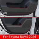 Car Door Anti Kick Pad for Toyota RAV4 2026 Accessories RAV 4 Protector Mat Dirty Collision Stickers Inner Decorative Protection