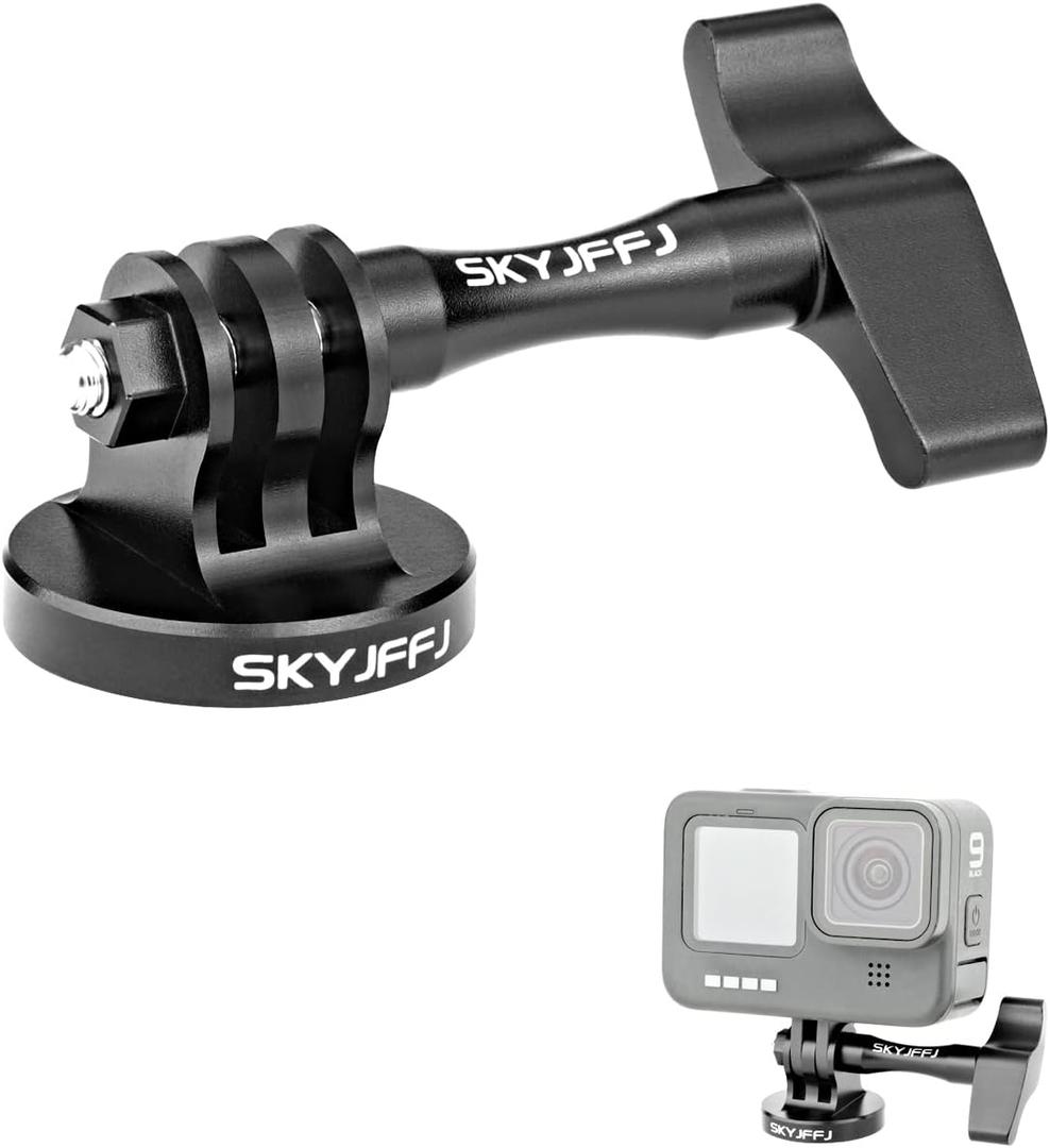 Aluminum-Tripod Adapter-Bolt-Adapter Compatible Action Camera Gopro Hero 13 12 11 10 9 8 Insta360 AKASO DJI Osmo and Other Action Camera