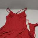 Avidlove Women's Lingerie Sexy Nightgowns Spaghetti Strap Chemise Babydoll Side Slit Women Sleepwear (1 Wine Red) S