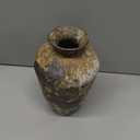 Rusty Ceramic Vase, Pottery Farmhouse Flower Vase for Centerpieces, Wabi Sabi Decorative Vase for Table, Living Room, Bedroom, Bathroom