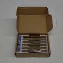 Goo-Ki Antique Brass Kitchen Cabinet Pulls,Retro Carved,5 Inches Center to Center(6 Pack)