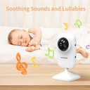 Ebemate Video Baby Monitor Camera with 2.8" LCD Screen Video & Audio No Glow Night Vision,2-Way Talk Audio Cam Baby Monitoring 1200FT Range EBE28