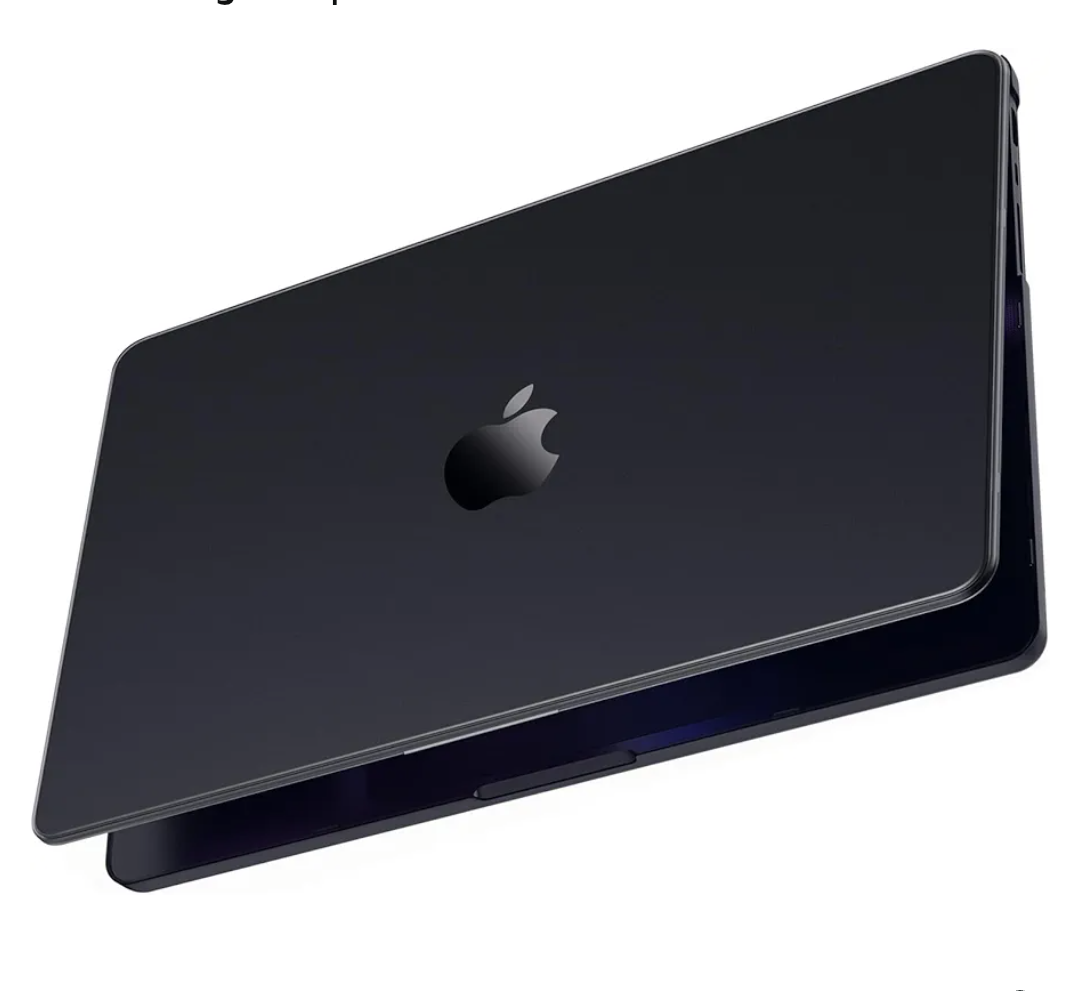 for MacBook Pro 14 inch Case 2024-2021 M4 M3 M2 M1 Pro/Max [100% Match Official Color] A3401 A3112 A2992 A2918 A2779 A2442 Matte Cover Protective Hard Shell Case Laptop - Space Black Clear