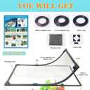 Magnetic Fish Tank Cover with Dark Grey Frame Grey Fiberglass Mesh, DIY Aquarium Lid for Preventing Fish from Jumping Out and Reptile Escaping, Adjustable Size Fit Tank Size Max 35''x19''