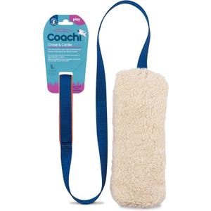 Coachi Chase & Crinkle - A Fun Enrichment Dog Toy for Chase & Play. Soft & Crinkly, Lightweight, Reward Training, Interrupting Biting & Chewing, Ideal for Agility and Suitable for Puppies