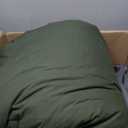 Litanika Dark Olive Green Comforter Set King, 3 Pieces Solid Bedding Comforter Set, All Season Fluffy Bed Set (104x90In Comforter & 2 Pillowcases) (King (104"x90"), 06 - Olive Green)