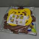 Interactive Felt Cat Maze Box with Cartoon Cat-Shaped Post, Fish-Shaped Puzzle Exercise Hide Seek Moving Toy for Cats, Mental Enrichment Self-Play Toy Encourages Hunting Instincts with 4 Balls