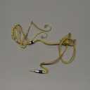 Tripowin Zonie IEM Cable, 16 Core Silver Plated Earphone Upgraded Cords, 1.25m SPC in Ear Monitor Cable for ZS10 PRO 2 AS10 PRO ZSN PRO X Wan’er SIMGOT EM6L(Recessed 2pin, 3.5mm)(Gold)