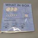 Magnifying Mirror 20X&30X&40X 3Packs with Tweezer and Suction Cups Set, 3.5 Inches Compact Travel Magnified Mirror-Black