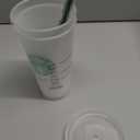 Starbucks 2 Pack Bundle - Reusable Frosted 24 oz Cold Cups with Lid and Green Straw w/Stopper