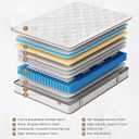 Twin Mattress 12 Inch Hybrid Mattress in a Box with Memory Foam and Individual Pocket Springs, Medium Firm Twin Size Bed Mattress for Motion Isolation and Pressure Relief, CertiPUR-US