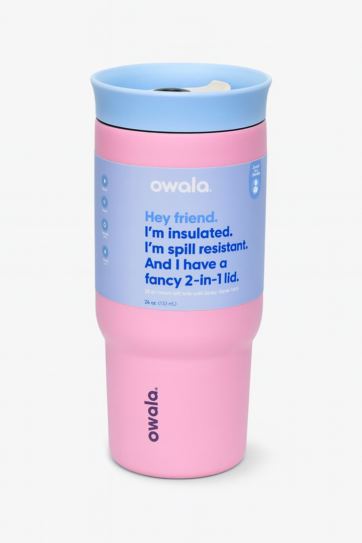 Owala Insulated Stainless Steel Tumbler, 24 oz