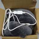 Noodle Cat Heating Pad for Period Cramps, Menstrual Pain Relief, Cute Stuffed Animal Electric Heating Pad, USB Powered Heated Plush Toy, Portable Warm Cushion Gift for Women Teen Girls Christmas, Grey