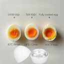 Microwave Egg Cooker for 4 Eggs,Hard Boiled Egg Cooker Compact Microwave Safe Egg Boiler for Hard Soft or Poached Eggs Space Saving Design