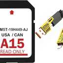 GM5T-19H449-AJ A15 Navigation SD Card for Ford & Lincoln USA Canada Map Update - Compatible with F150, Explorer, Fusion, Expedition, Escape, Edge, MKC, MKZ, MKX & SYNC 2 System with Charge Cable
