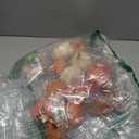 16PCS Artificial Mini Fake Pumpkins Set with Fall LeavesFoam Plastic Carvable DIY Small White Craft Pumpkins Decor for Thanksgiving Halloween Home Fall Porch Table Decor