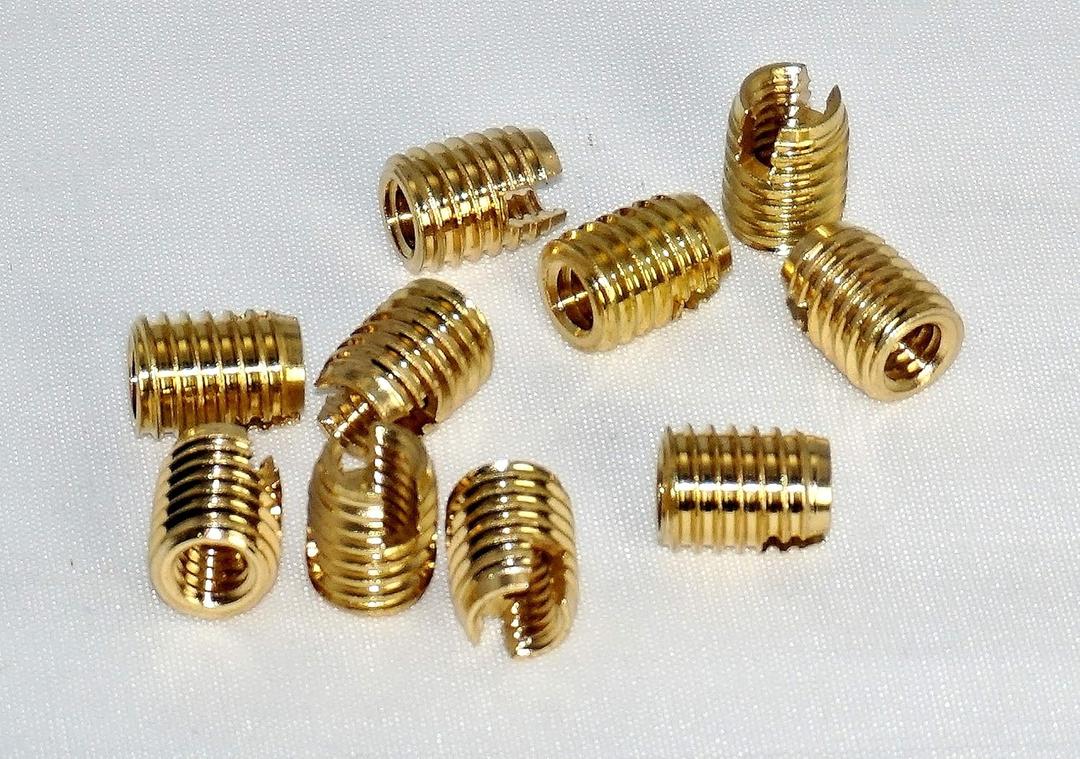 10pc - Batwing Windshield/Fairing Brass Inserts are Replacement/Compatible with Harley-Davidson Fit 1996-2024
