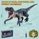 2.4GHz Remote Control Walking Dinosaur Toy for Kids - Birthday Gifts for Boys Ages 3-5 5-7 8-12, Interactive Dino with Roaring Sound, Cool Lights & Mist Spray