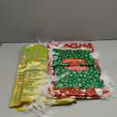 Asoulin Christmas Drawstring Gift Bags with Tags - 32 PCS Stand Up Gift Bags Assorted Sizes Large Medium Small Foil Gift Wrapping Bags for Birthday, Goodies, Xmas Holiday Party Decoration Supplies (style1)