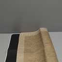 YDKGL Bathroom Rugs, Ultra Thin Bath Mat Fit Under Door Super Absorbent Non Slip Quick Dry Bath Mat, Rubber Backing Shower Mat Outside Shower (20 X 31, Al- Beige Brown)