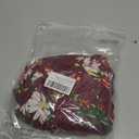 Yincro Plus Size Women's 3/ 4 Sleeve Cardigan Casual Lightweight Soft Open Front Cardigans (Flower Wine Red, 3XL)