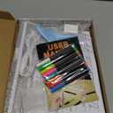 16" Led Drawing Board for Kids with 18 Tracing Stencils - Light up Led Note Board, 2026 Birthday Gifts for Boys Girls Ages 5 6 7 8 9 10 12+ Year Old, Magic Glow Art Toys for 6 7 8 9 10 Year Old, 39PCS (White)