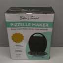 Baker's Friend Multi Pizzelle Maker Electric, Stroopwafel Iron, 4 x 4.5'' Pizzelle Waffle Cookies Maker with Temperature Control, Ideal for Holidays, Parties & More, Great Choice for Gift