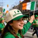 St Patricks Day Hat Green Trucker Hat Funny Irish Shamrock Hats Lucky Clover St. Pattys Hat Saint Patrick Accessories
