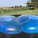 47 Inch Giant Water Bubble Ball, Inflatable Water-Filled Ball Soft Rubber Ball for Outdoor Beach Pool Garden Party Large (Blue)