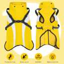 Mosucoirl Dog Raincoat Waterproof Raincoats for Dog Reflective Dogs Rain Jackets with Hood Hoodie Pet Rain Poncho Coat for Small Medium Large Dogs Puppies S-XXL (Yellow, XL)