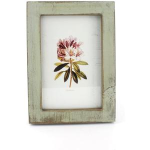 2 x 4x6 Inches Simple Rectangular Desktop Family Picture Photo Frame with Glass Front (Green)