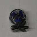 BESKAR USB Clip on Fan, Portable Small Fan with Cord Powered, 3 Speeds Strong Airflow, with Sturdy Clamp, Quiet Personal Desk Fan (Black)