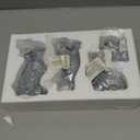 Nacome Bunny Statues for Fairy Garden Easter Decor: Outdoor Set of 4 Rabbit Table Sculptures for Clearance Outside Lawn Ornaments Porch Patio Balcony Yard  Gifts for Mom Grandma