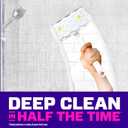 Mr. Clean Magic Eraser Shower & Tub Scrubber, Bathroom Cleaner, All in One Bathroom Cleaner, Lemon Starter Kit, 1 Scrubber & 1 Foaming Magic Erasers