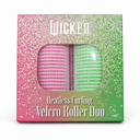WICKED Heartless Curling Velcro Roller Duo Pack of 2