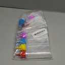 Lukdin 10 Pcs Squeeze Bottles – 30ml & 60ml Plastic Icing Bottles for Cake, Cookie, Pastry, Frosting, Food Coloring, DIY, and Ice Cream Decoration