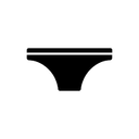 Women Bikini Bottom Black M