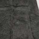 Amazon Basics Banded Bathroom Bath Rug Mat, 31 inches L x 20 inches W, Black