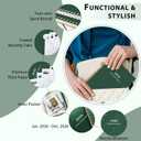 3 x Ymumuda 2026 Planner, Daily Weekly and Monthly PlannerJan 2026 - Dec 2026, 8.4" x 6.3", 2026 Calendar Planner Book with Tabs, Spiral Notebook with Inner Pocket for Office Home School Supplies (L-Deep Green)