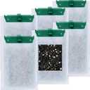 SAIERTE Large Replacement Filter Cartridges, Enhanced with Maifan Stone & Zeolite, Compatible with Whisper Bio-Bag for Whisper 20i/40i, IQ20/30/45/60, PF20/30/40/60 – Keeps Aquarium Clear, 6 PC