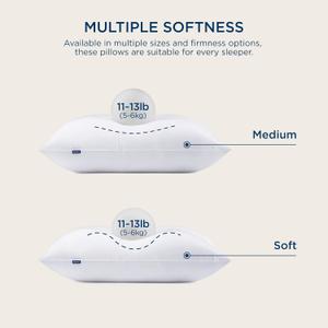 Bedsure Medium Firm Bed Pillows for Sleeping King Size, Set of 2, King Pillows 2 Pack Hotel Quality Premium Down Alternative for Medium Supportive Filling for Side, Back Sleepers