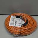 KTMC 50ft 16AWG Outdoor Extension Cord, Indoor/Outdoor 50-Foot SJTW 16/3 Gauge Extension Cable with Durable Weatherproof PVC Vinyl Jacket, 3-Prong Grounded Plug, ETL Certified 13A 1625W, Orange