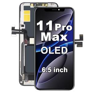 [OLED] for iPhone 11 Pro Max Screen Replacement 6.5 Inch [NOT LCD] Display 3D Touch Frame Assembly Digitizer for Model A2161, A2220, A2218