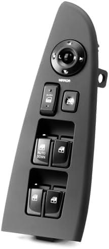 Master Power Window Switch Driver Side for 2007 2008 2009 2010 Hyundai Elantra, Front Left Mirror Door Lock Switch Control Button Assembly Replacement 935702H1109P DWS1081 1S17107