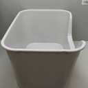 Extra Large Litter Box with High Sides 25.27" Lx17.83 Wx13.11 H,Anti-Splashing,Tool-Free Assembly,Multi Kitty Cat Litter Box,Jumbo (Grey)