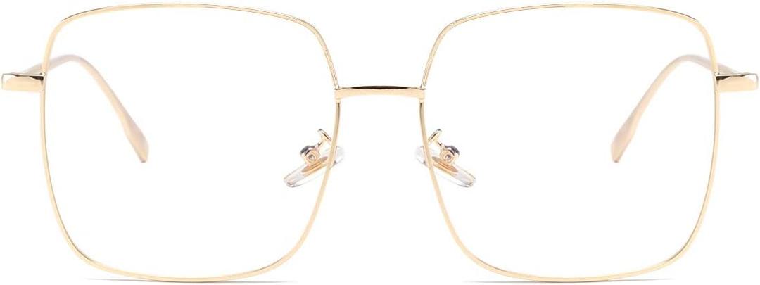 Dollger Blue Light Blocking Glasses women Anti Glare UV Filter Computer Gaming Glasses Retro matal square Eyeglasses Frame