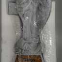 JFHEDY Angel Garden Statue Outdoor Decor, Grave Decorations for Cemetery, Solar Angel Garden Figurines Gifts for Mom Grandma or Cemetery Decorations for Grave Garden Memorial Stones